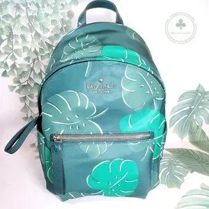 Kate Spade Chelses Monster Leaf Print Backpack kate spade | Bags | Kate Spade Chelsea Monstera Leaves Print  main image 2